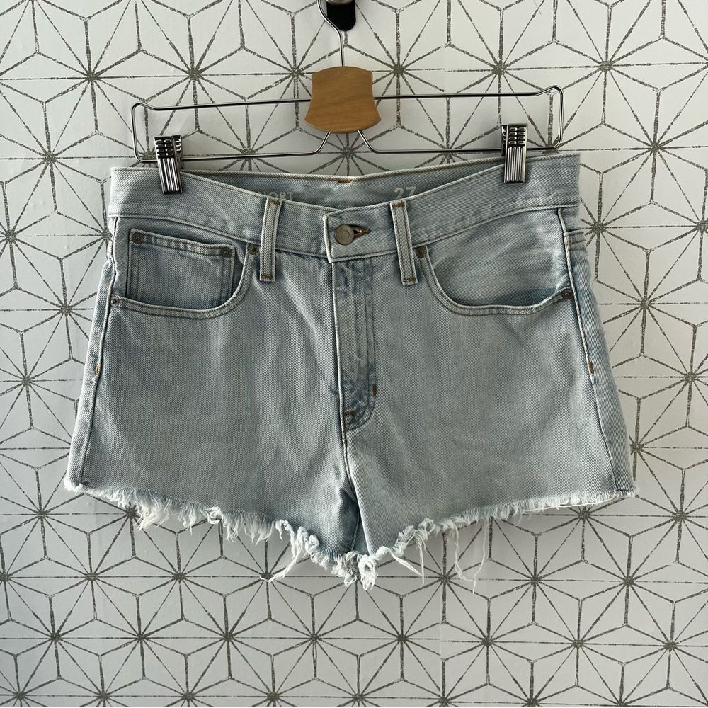 J. Crew Relaxed Short Light Wash High Rise